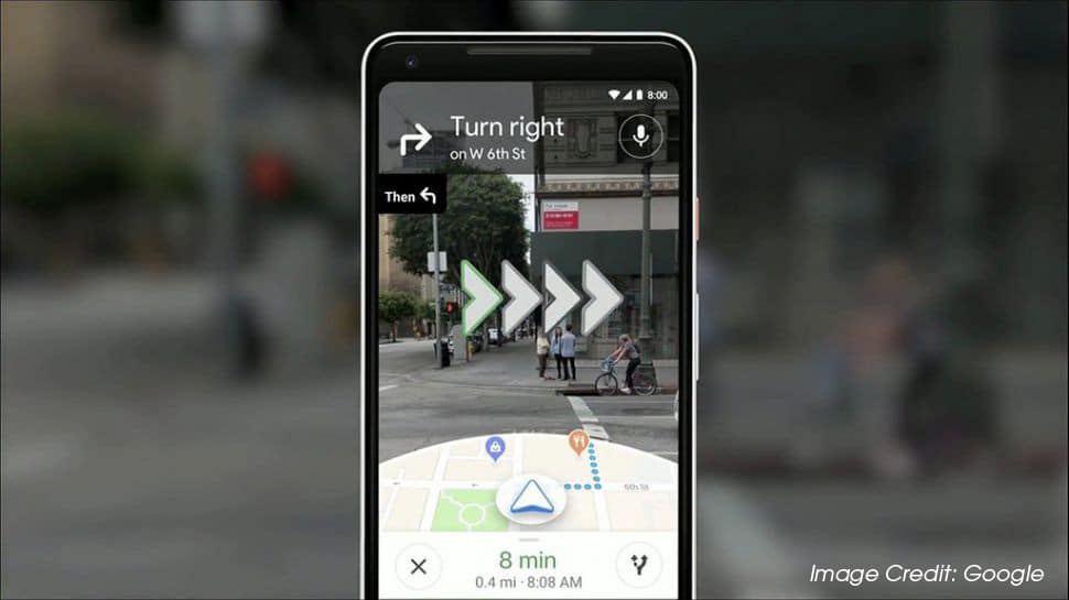 Google Maps AR navigation